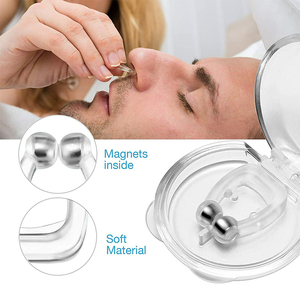 Supporto magnetico per la protezione per l'<span class=keywords><strong>apnea</strong></span> in Silicone Anti-russamento per il sonno con attrezzatura per la notte - Product Image 3