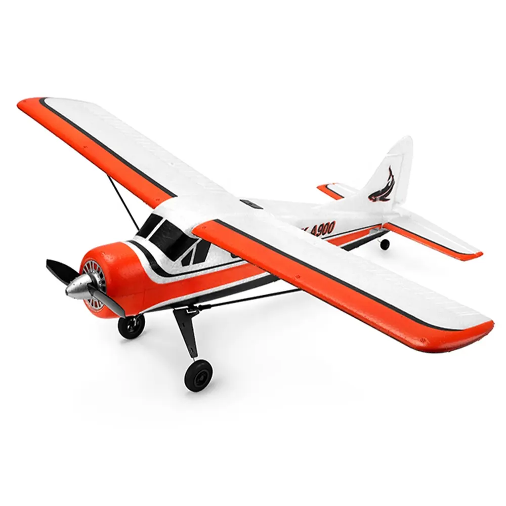 XK A900 पंख फैलाव 580mm EPP 4CH आरटीएफ 3D स्टंट और 6G स्थिर मोड रिमोट कंट्रोल हवाई जहाज गबन आउटडोर खिलौने आर सी विमान