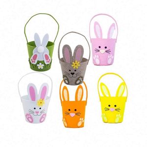 Wholesale <b>Easter</b> Basket for Kids <b>Easter</b> <b>Egg</b> Gift <b>Hunting</b> Party Favors Felt Bag Home Decoration - Product Image 1