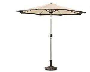 Оптовая продажа водонепроницаемый 3 м красочный пляжный деревянный патио открытый зонтик большой садовый зонт для лета
