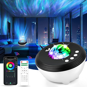Smart APP Control Aurora Galaxy <b>Star</b> Projector with White Noise <b>LED</b> Nebula Night Light for Bedroom - Product Image 3