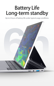 Nouvel ordinateur portable <span class=keywords><strong>Yoga</strong></span> N95 avec écran tactile de 14 pouces, <span class=keywords><strong>16</strong></span> Go de RAM, Windows 11 Business, processeur Intel, SSD, écran IPS, corps métallique, prise UK/EU - Product Image 6