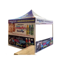 Chine Fabricant 3x3 3x6 Logo personnalisé Auvent Salon Tente Gazebo Pop up Cadre en aluminium 10x20 10x10 Impression personnalisée Auvent Tente