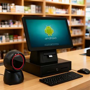 लिवरडोल दोहरी स्क्रीन विंडो पोस टर्मिनल के साथ 15.6 "टच डिस्प्ले और रिटेल और रेस्तरां के लिए 80 मिमी थर्मल प्रिंटर - Product Image 3