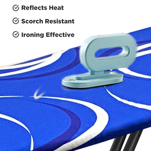 Couvertures de planche à <span class=keywords><strong>repasser</strong></span> personnalisées de 58x18 pouces pour usage domestique 1000pcs <span class=keywords><strong>Table</strong></span> pliante en fer miroir en tissu 3-5 jours 30 jours livraison - Product Image 5