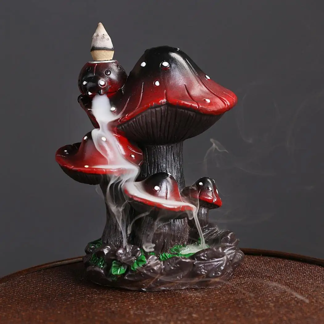 Factory Price Ceramic Backflow Incense Burner Cascada de Incienso for Sage Incense Cones Wholesale Incense Holder Arabic Gifts