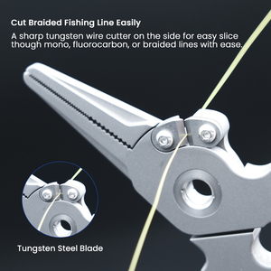 Água salgada resistente a ferrugem titânio liga Multitool chumbo pressionando rosca corte Alicadores pesca - Product Image 4