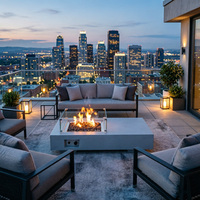 Transformez votre espace extérieur avec cette magnifique table à feu
