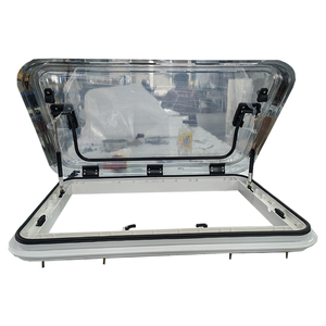 Fenêtre de <span class=keywords><strong>toit</strong></span> universelle pour <span class=keywords><strong>camping</strong></span>-<span class=keywords><strong>car</strong></span> blanche avec pare-soleil et moustiquaire 960*650mm - Product Image 3