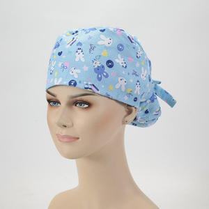 Casquette chirurgicale infirmière en tissu tissé réglable pour usage médical, vétérinaire, hospitalier, chapeau de travail pour vétérinaires et pharmaciens - Product Image 5