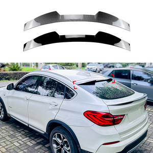Bmw X4 F26 2014-2018 Blade Style Rear Spoiler Carbon Fiber Texture Piano <b>Black</b> Abs Material <b>Trunk</b> Wing Modification - Product Image 1