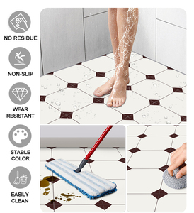 Hiện đại không thấm nước 300x300 mét dễ dàng làm sạch sàn Panels với không còn lại keo thiết kế tự dính Vinyl gạch lát sàn - Product Image 3