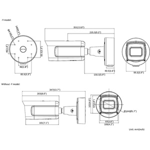 IDS-2CD7AC5G0-IZHSY -- 12MP 4X Optical Zoom Deep Learning IR Varifocal Waterproof IP Bullet <b>Camera</b>(No Logo Version) - Product Image 4