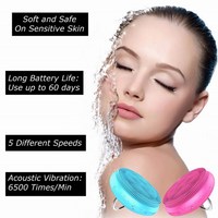 Nouvelle Arrivée 2027 : Brosse Nettoyante Électrique pour le Visage avec Exfoliants, Nettoyage en Profondeur et Raffermissement, Matériau Silicone, Compatible Prise US