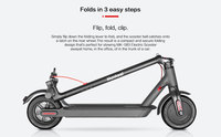 Trottinette Électrique 350W 7.8Ah Pneu Nid d'Abeille 8.5 Pouces Stock Entrepôt USA Adulte Pliable Rapide Deux Roues Contrôle par App Sans Balais Étanche