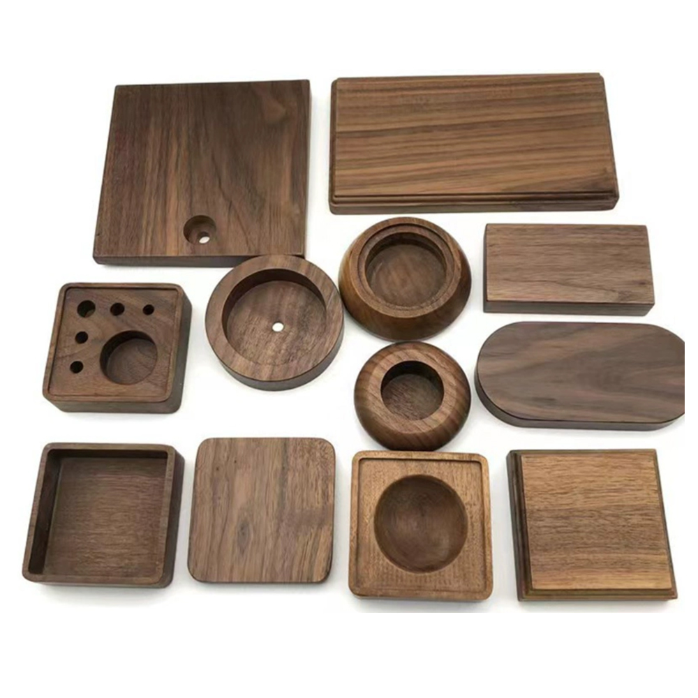 custom holzteile wood manufacturer walnut cnc machining service cnc wood parts machining cnc machining wood manufacturing