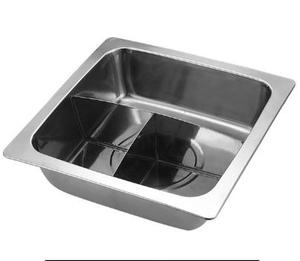 <span class=keywords><strong>Olla</strong></span> caliente de sopa de cocina cuadrada de acero inoxidable grande reciclada con sabor a 2/3/4 compartimentos para restaurante - Product Image 3