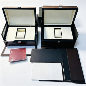 Caja de Reloj de Madera Brillante de Primera Calidad, Juego Completo de Accesorios, Almohada Interior de Terciopelo, Bolsa de Papel, Manual, Caja de Regalo de Almacenamiento de Relojes de Lujo - Product Image 4