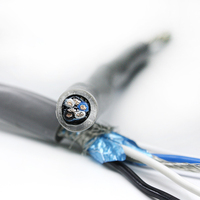 Cable de Comunicación PLC de Cobre Trenzado Resistente al Aceite, Profibus Rs485