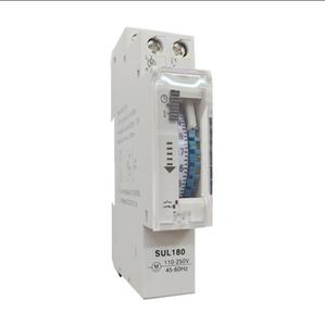 Mechanical Analog <strong>Time</strong> <strong>Switch</strong> 24 Hour 110V/220-240VAC Mechanical Programmable DIN Rail <strong>Time</strong> <strong>Switch</strong> - Product Image 1