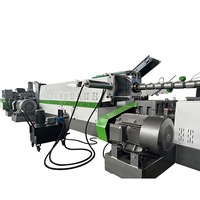 Machine de granulation de matériaux durs PP PE ABS PS, extrudeuse à vis simple pour plastique dur, granulateur à filaments