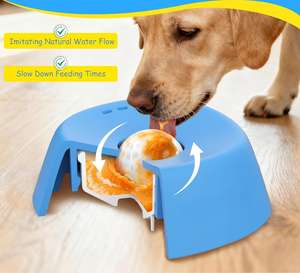 Wholesale 250ml Portable Rubber Slow Feeder Dog Bowls Anti-Slip Lick Toy for Treats & Yogurt Microwave Safe - Product Image 5