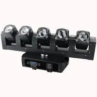 Igracelite lampu sorot LED bergerak, lentera pesta disko LED 4in1 5x40w RGBW
