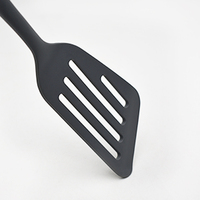 Ensemble d'ustensiles de cuisine en silicone avec support en plastique, antiadhésifs et résistants à la chaleur, 6 pièces