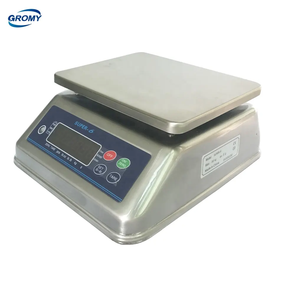 Qua cuisson cuisson ipx6 étanche balance de poids des aliments 10 kg étanche 300 kg balance supérieure étanche