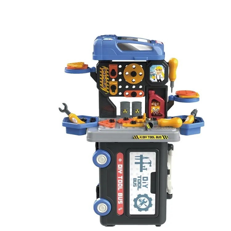 Ittl 3 In 1 Tool Schroef Bus Speelgoed Monteur Speelgoedset Doen Alsof Spel Gereedschap Set Gereedschapsbus Speelgoed