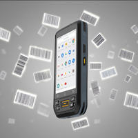 Téléphone PDA robuste et économique 1D 2D IP67 Android 12 Octa-core 5000mAh 64 Go RAM Lecteur RFID UHF pour ordinateur portable mobile 5.0