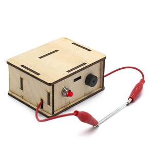 Jouet éducatif de physique OKYN-G5473, détecteur de conducteurs en bois à monter soi-même pour laboratoire scientifique étudiant - Product Image 1