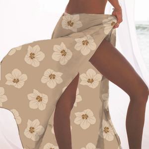 Jingyu Factory Custom High Quality Mature Beach Pareo Bali <b>Sarong</b> Pareo Cover up Custom Hawaiian Beach Rayon Pareo - Product Image 2