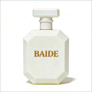 Botella de Perfume de Vidrio Negro Brillante Personalizada de Lujo, 30ml 50ml 100ml, Botellas de Vidrio Vacías Irregulares para Perfume, Caja con Serigrafía - Product Image 5