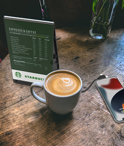 Caricatore Smart da Tavolo <span class=keywords><strong>AYA</strong></span> II con Menu e Cartellone Pubblicitario, Stazione di Ricarica Mobile per Ristoranti, Lounge, Caffè e Banconi - Product Image 4