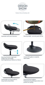 Tabouret de laboratoire réglable, <span class=keywords><strong>chaise</strong></span> pivotante, <span class=keywords><strong>chaise</strong></span> rotative, <span class=keywords><strong>chaise</strong></span> de laboratoire - Product Image 5