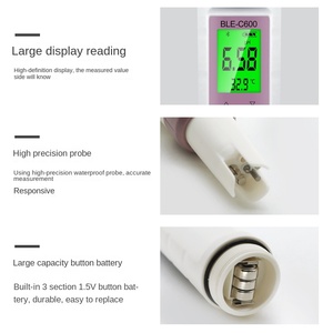 Bluetooth Seven-in-one <strong>Tds</strong> <strong>Water</strong> Quality Detection Pen ph <strong>Meter</strong> EC Conductivity Orp with Temperature Analysis Salinity Specific