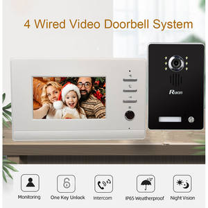 Timbre de vídeo con pantalla de 4,3 pulgadas, cámara de vídeo HD, teléfono de puerta, nuevo diseño - Product Image 2