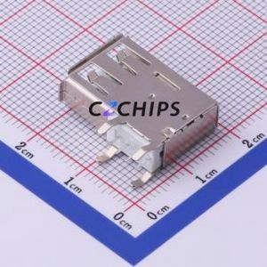 USB-226-BRY USB Connector Through hole Component (THT) Connector Type-A USB 2.0 Female Side Insert - Product Image 2