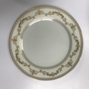 Assiettes à dîner en porcelaine d'Indonésie de 9,25 pouces, motif de fruits, avec décalcomanie de fraises, vaisselle en céramique fine, vente en gros - Product Image 6