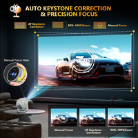 YDH-TP360 2026 Projecteur Mini Portable Android 14, Nouveauté, Prise en Charge Vidéo 8K pour Home Cinéma Intelligent et Divertissement Domestique