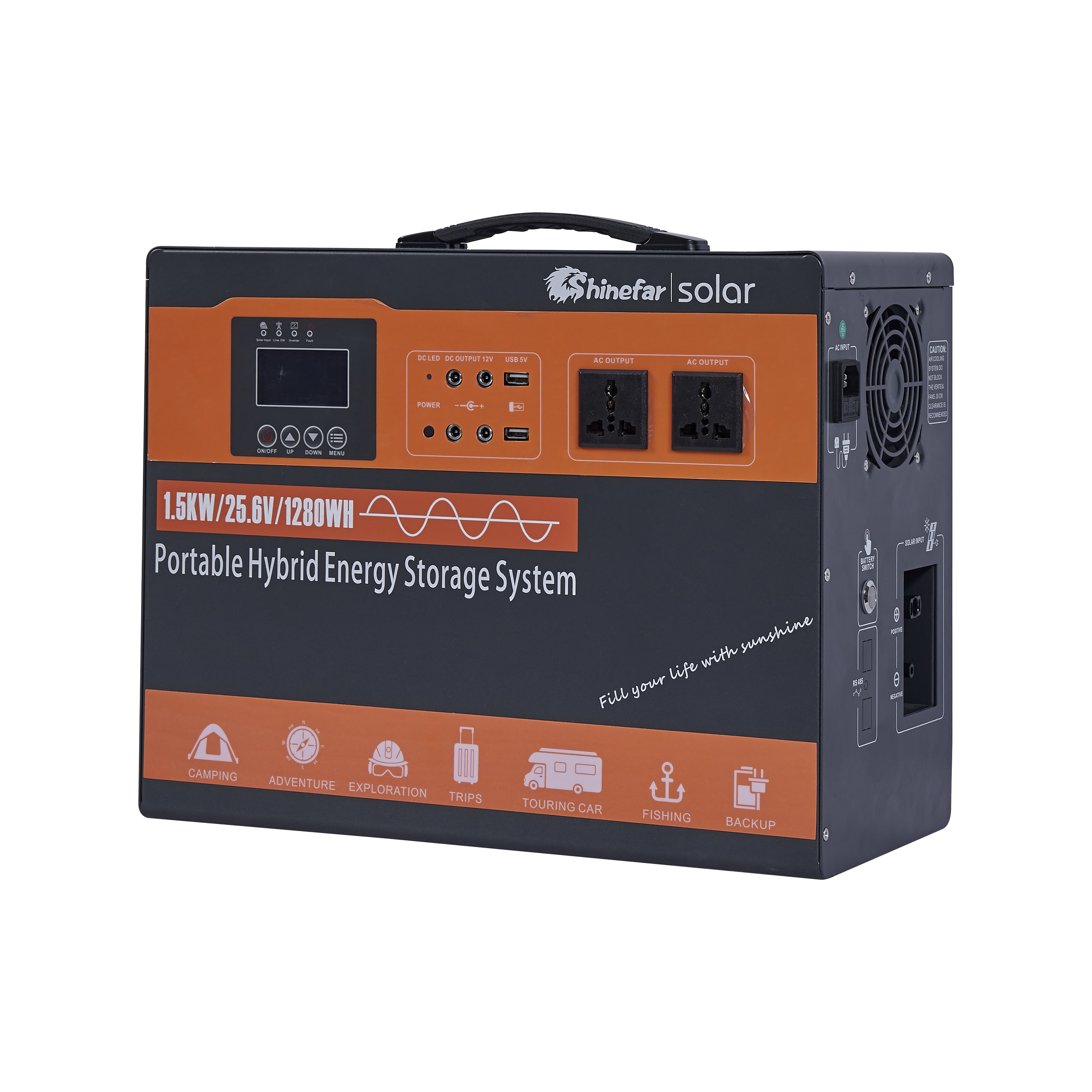 Portable Hybrid Energy Storage System 1000w 25.6v for Solar Energy System