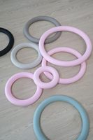 Anneau de Pilates en silicone avec logo personnalisé, Cercle Magique, Poids de cheville et de poignet, Haltères portables pour la remise en forme à domicile et le renforcement musculaire