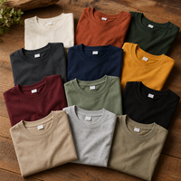 Camiseta Extra Grande de Algodón Premium para Hombre y Mujer, 230 g/m², Cuello Redondo, Hombros Ligeramente Caídos, Personalizable con Logotipo, OEM, ODM