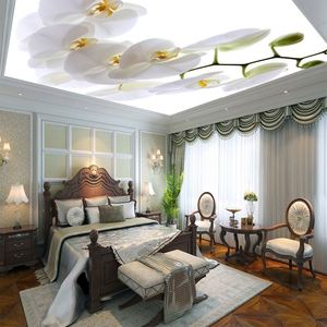 Zhejiang fabricant de haute qualité 5M tissu extensible de qualité supérieure bleu ciel UV <span class=keywords><strong>Film</strong></span> d'impression PVC français membrane de plafond extensible - Product Image 1