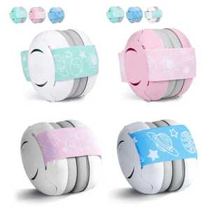 बेबी कान डिफेंडरों का शोर रद्द, नींद के लिए ध्वनि सबूत सुनवाई सुरक्षा बेबी कान मफ के लिए - Product Image 5