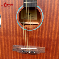 Wholesale Price Aiersi Brand Cutaway Dreadnought 41 Inch Acoustic Guitar Custom Logo OEM ODM Folk Musical Instrument