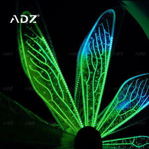 ADZ LED schillerndes Hintergrund lüfter blatt kann die kunden spezifische Größe der Lichtfarbe für Weihnachten steuern - Product Image 1
