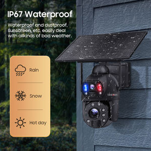 SECTEC Cámara Solar 4K <span class=keywords><strong>HD</strong></span> 8MP con Batería de 20000 mAh y 10W, Lente Dual, Zoom 30X, PTZ, PIR para Humanos, Red 4G con Tarjeta Sim y Visión Nocturna - Product Image 5