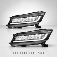 Modification de l'ensemble de phares LED pour Honda Accord 8ème génération 2008-2013, style aile, feux de jour dynamiques